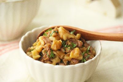 ツナ缶とくるみの時雨煮