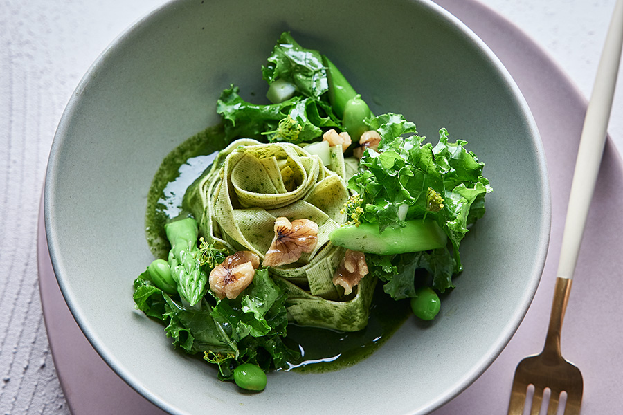 100%グルテンフリー “Walnuts”ジェノベーゼパスタ