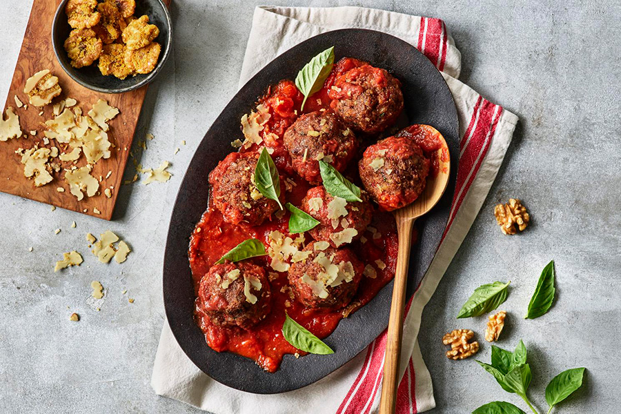 カリフォルニアくるみのプラントベースミートボール